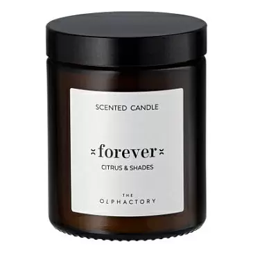Свеча ароматическая the olphactory, forever, citrus&shades, 30 ч