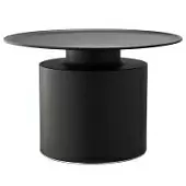Столик кофейный otes, D65 см, черный