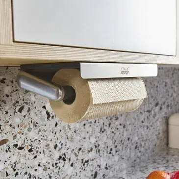 Держатель для бумажных полотенец Joseph Joseph RollGrip под кухонный шкаф, нержавеющая сталь