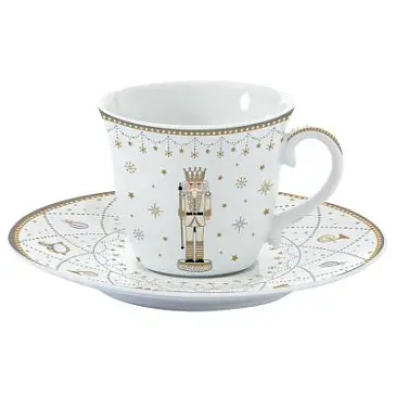 Чашка с блюдцем royal nutcracker, 200 мл