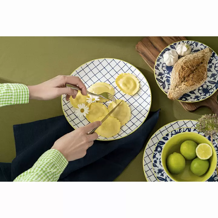 Набор обеденных тарелок Liberty Jones Bright Traditions с клетчатым орнаментом, D26 см, 2 шт