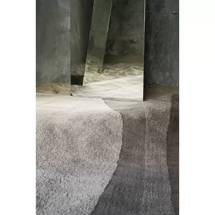 Ковер из хлопка с рисунком rice plantation из коллекции terra, 160х230 см