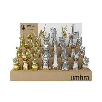 Подставка для колец Umbra Слон ZOOLA, хром