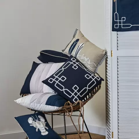 Подушка декоративная navy mood из коллекции sea treasures, 45х45 см