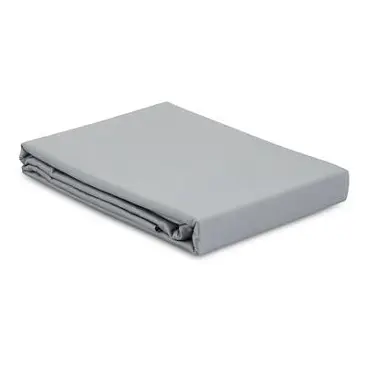 Простыня из премиального сатина светло-серого цвета из коллекции essential, 240х270 см