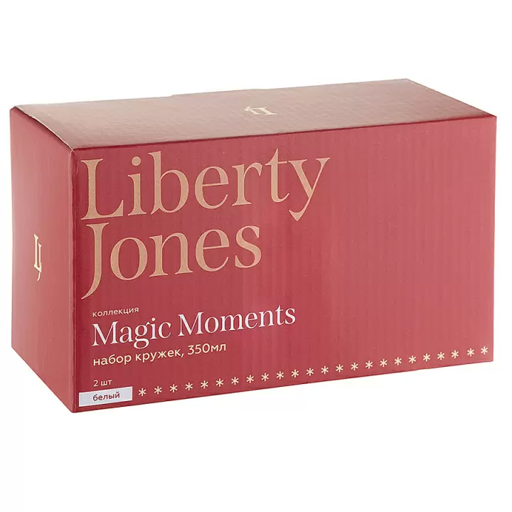 Набор кружек Liberty Jones Magic Moments с рисунком, 350 мл, 2 шт