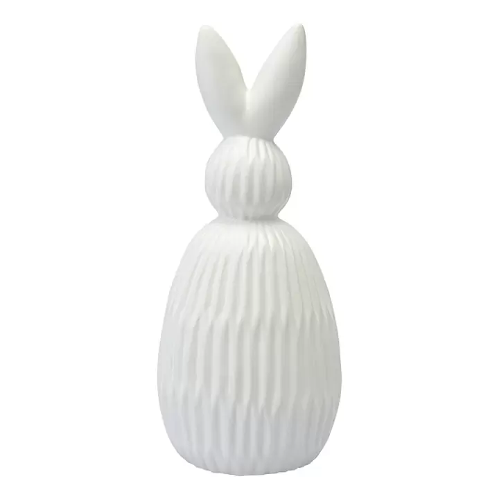 Декор из фарфора белого цвета trendy bunny из коллекции essential, 12,5х12,5x30,5 см