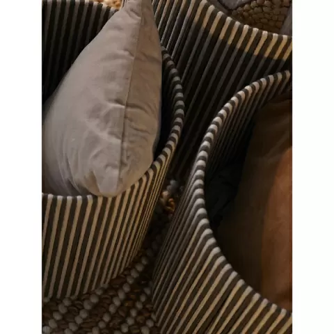 Корзина плетеная dholak grey из коллекции ethnic, размер l