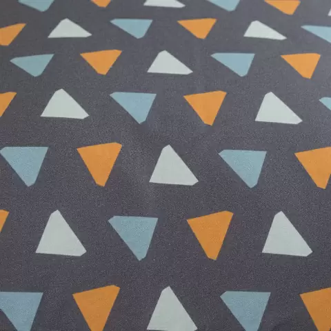 Комплект постельного белья полутораспальный из сатина с принтом triangles из коллекции wild