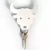 Держатель для ключей и аксессуаров bull белый