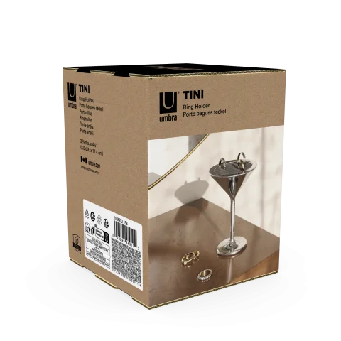 Подставка для колец Umbra Tini Martini, хром