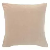Чехол на подушку из хлопкового бархата бежевого цвета из коллекции essential, 45х45 см