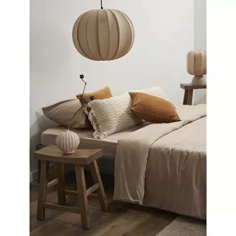 Чехол на подушку горчичного цвета clouds из коллекции ethnic, 35х60 см