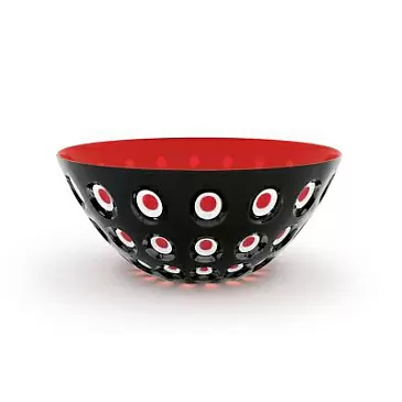 Салатник le murrine, D25 см, черный