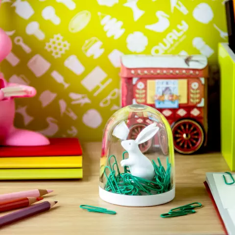 Держатель для скрепок QUALY Bunny in the field