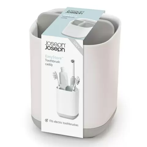 Органайзер для зубных щеток Joseph Joseph EasyStore, бело-серый