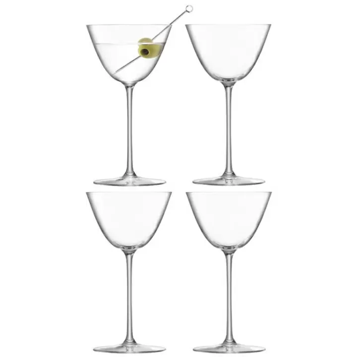 Набор бокалов для мартини LSA International Borough 195 мл, 4 шт
