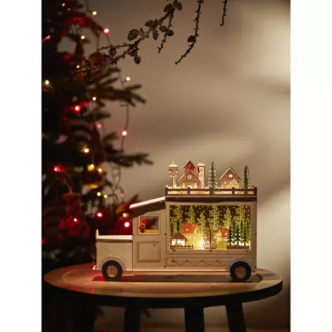 Декор новогодний с подсветкой festive truck из коллекции new year essential
