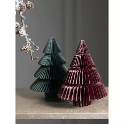 Декор новогодний honeycomb tree бордового цвета из коллекции new year essential