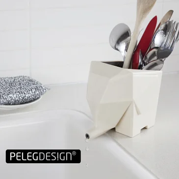Сушилка для столовых приборов Peleg Design Jumbo, кремовая