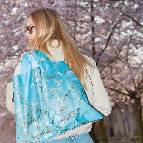 Складная сумка LOQI VINCENT VAN GOGH Almond Blossom