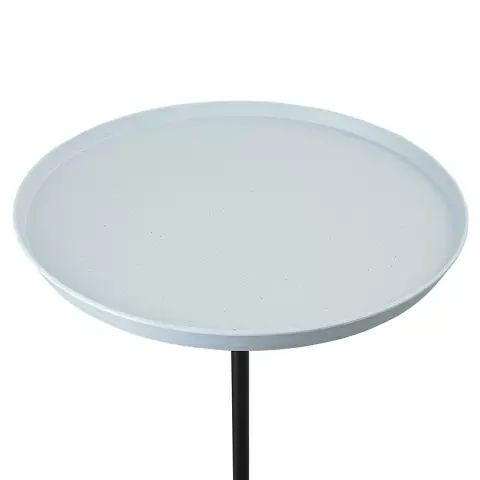 Столик кофейный sustainable collection, D37,7 см, серый/черный