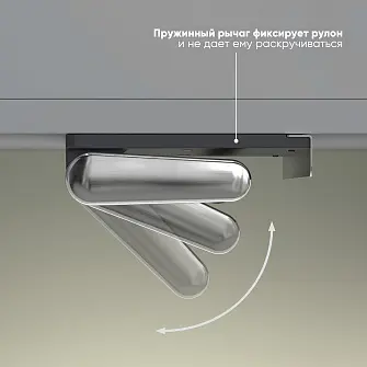 Держатель для бумажных полотенец Joseph Joseph RollGrip под кухонный шкаф, нержавеющая сталь