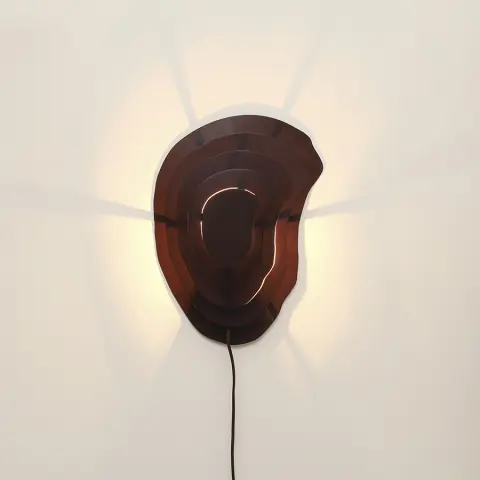 Светильник настенный fluid, 32х44 см, молотый кофе