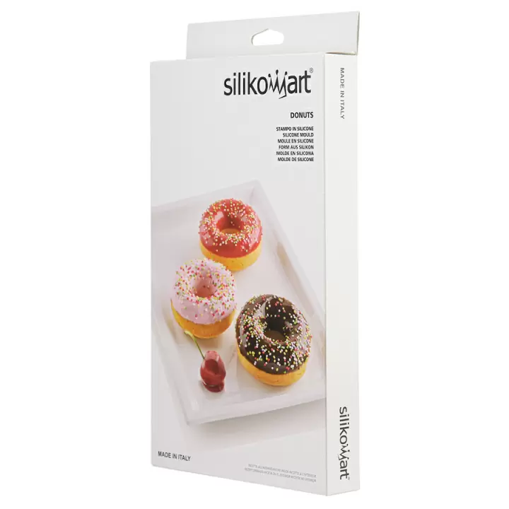 Форма для приготовления пончиков Silikomart Donuts 7,5 см силиконовая