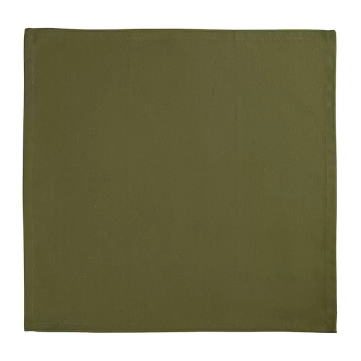 Салфетка сервировочная оливкового цвета из коллекции wild, 45х45 см