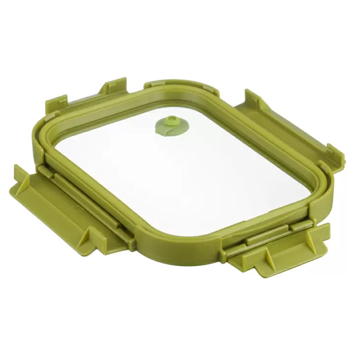 Контейнер для запекания, хранения и переноски продуктов в чехле Smart Solutions, 640 мл, зеленый