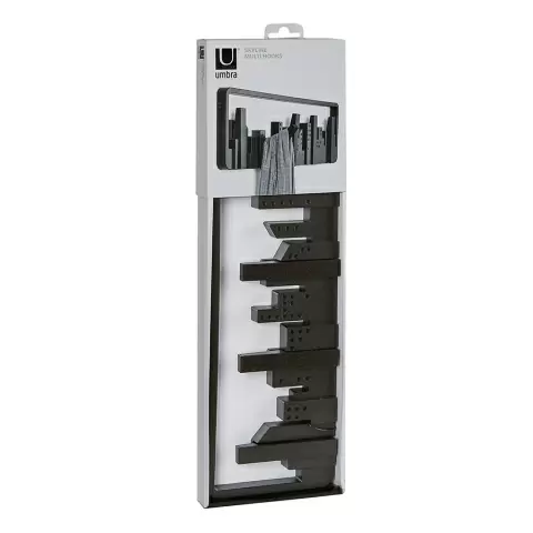 Вешалка настенная Umbra Skyline, Черная