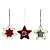 Набор елочных украшений из фетра christmas stars из коллекции new year essential