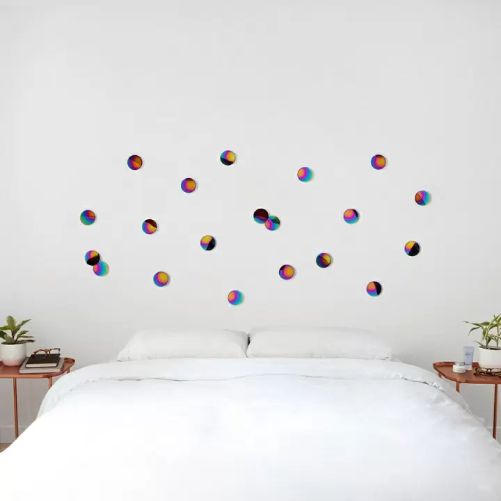 Декор для стен Umbra Confetti Dots, радужный