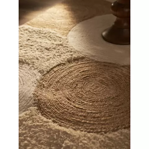 Ковер из джута, шерсти из хлопка agra из коллекции ethnic, 120х180см