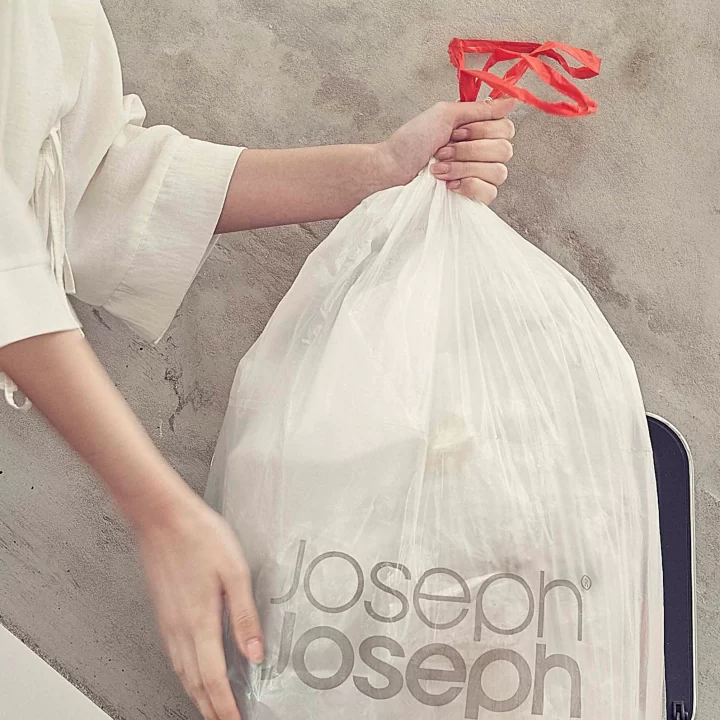 Пакеты для мусора экстрапрочные Joseph Joseph IW5 40 л, 20 шт, прозрачные
