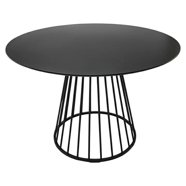 Стол обеденный tyra, D110 см, черный