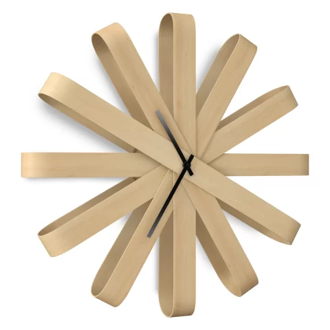 Часы настенные Umbra Ribbon D51 см, дерево
