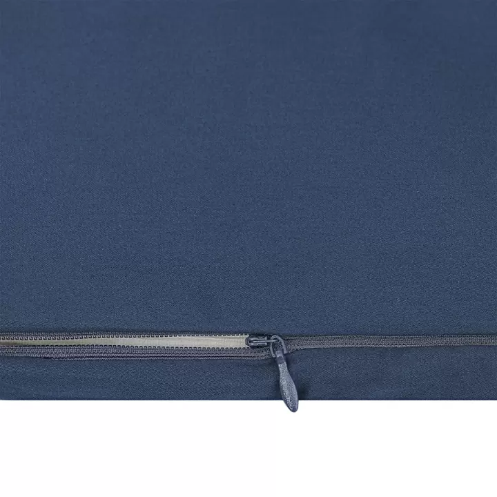 Комплект постельного белья из премиального сатина темно-синего цвета из коллекции essential, 150х200 см