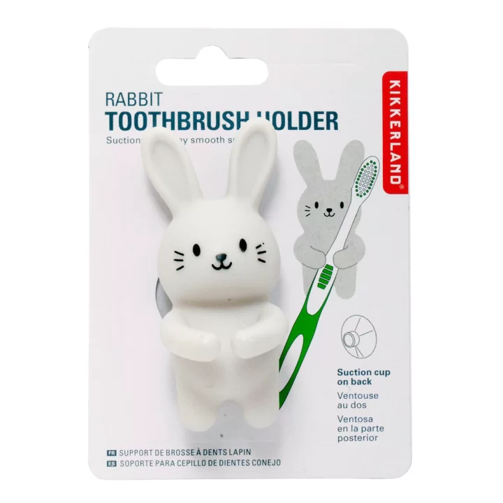 Держатель для зубной щетки подвесной Kikkerland Rabbit