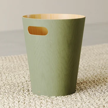 Корзина для мусора Umbra Woodrow, зеленая