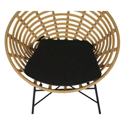 Стул vetle round, ротанг