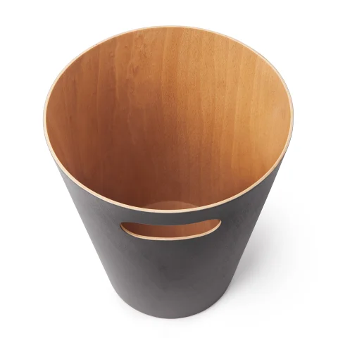 Корзина для мусора Umbra Woodrow, графит