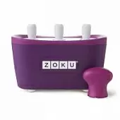 Набор ZOKU для приготовления мороженого Triple Quick Pop Maker, фиолетовый