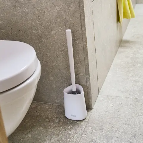 Ершик для унитаза Joseph Joseph Flex 360 Lite, белый ершик с подставкой