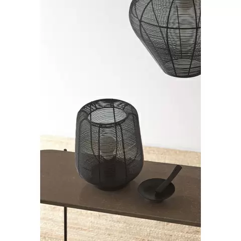 Лампа настольная vinger, D22х26 см, черная