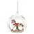 Ёлочная игрушка festive horse из коллекции new year essential