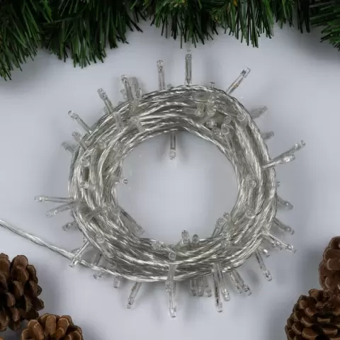 Гирлянда Luazon Lighting «Нить» 10 м, свечение жёлтое