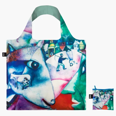 Складная сумка LOQI MARC CHAGALL I and the Village