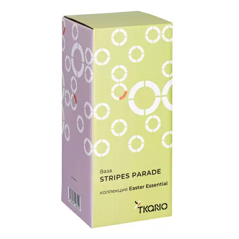 Ваза stripes parade из коллекции easter essential